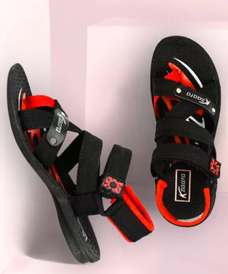 KANEGGYE Men Sandals(Red , 6)