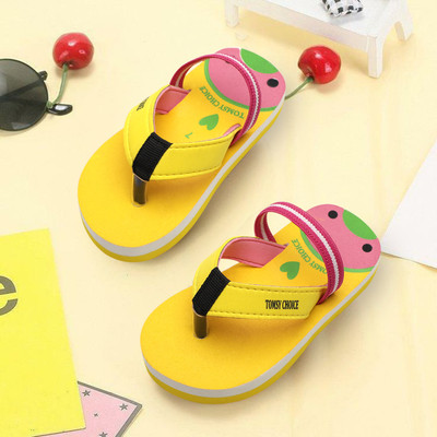 TOMSY CHOICE Boys & Girls Velcro Flats(Yellow , 2.5-3 Years)