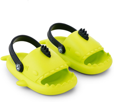 Hoppa Boys & Girls Slip-on Clogs(Green , 4.5-5 Year)