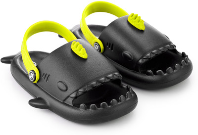 Hoppa Boys & Girls Slip-on Clogs(Black , 8-9 Year)