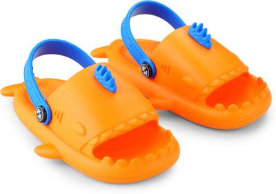 Hoppa Boys & Girls Slip-on Clogs(Orange , 5.5-6 Year)