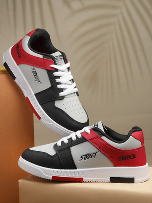 asian Boys Lace Sneakers(Grey, 9-10 Years)