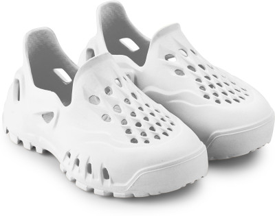 Hoppa Boys & Girls Slip-on Clogs(White , 8-9 Year)