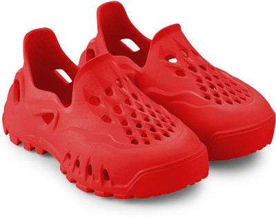 Hoppa Boys & Girls Slip-on Clogs(Red , 8-9 Year)