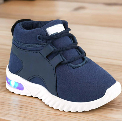 BALAKPLUS Boys & Girls Lace Sneakers(Blue, 18-24 Months)