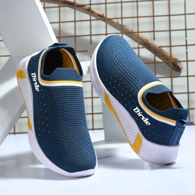 BIRDE Boys Slip on Walking Shoes(Blue)