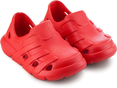Hoppa Boys & Girls Slip-on Clogs(Red , 8-9 Year)