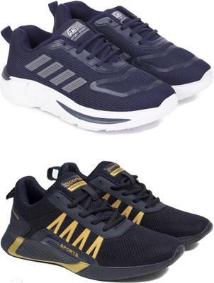 Pennen Boys Lace Running Shoes(Multicolor, 8-9 Years)