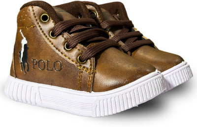 gigahertz Boys Lace Sneakers(Brown, 4 - 4.5 YEARS)