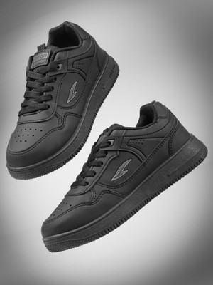 asian Boys Lace Sneakers(Black, 4 - 5 Years)