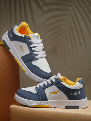 asian Boys Lace Sneakers(Blue, 11-12 Years)