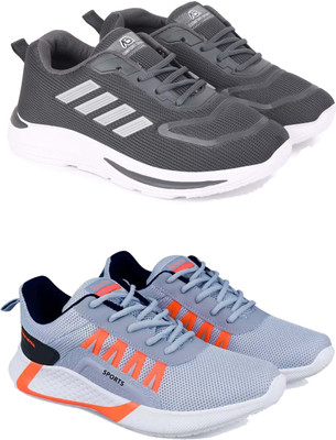 Pennen Boys Lace Running Shoes(Multicolor, 8-9 Years)