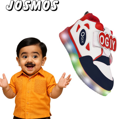 jootiyapa Boys & Girls Velcro Walking Shoes(Red, 2-2.5 YEARS)