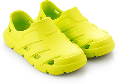Hoppa Boys & Girls Slip-on Clogs(Green , 3.5-4 Year)
