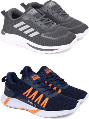 Pennen Boys Lace Running Shoes(Multicolor, 4.5-5 Years)