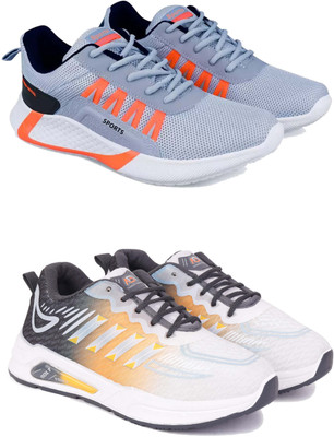 Pennen Boys Lace Running Shoes(Multicolor, 10-11 Years)