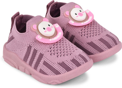 kats Boys & Girls Slip on Loafers(Pink, 21-24 MONTHS)