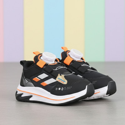 jootiyapa Boys & Girls Lace Sneakers(Black, 4.5-5 Years)