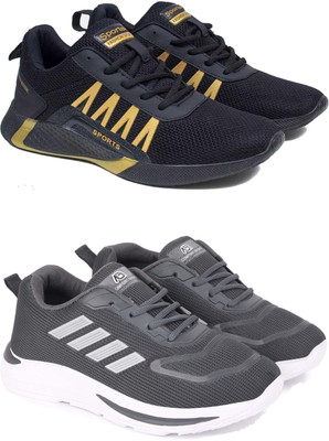 Pennen Boys Lace Running Shoes(Multicolor, 8-9 Years)