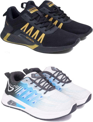 Pennen Boys Lace Running Shoes(Multicolor, 8-9 Years)