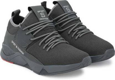 SAPIYU Boys Lace Running Shoes(Black, 20 - 22 Years)