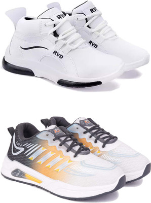 Pennen Boys Lace Running Shoes(White, 3-3.5 Years)