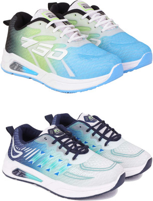 Pennen Boys Lace Running Shoes(Light Blue, 11-12 Years)