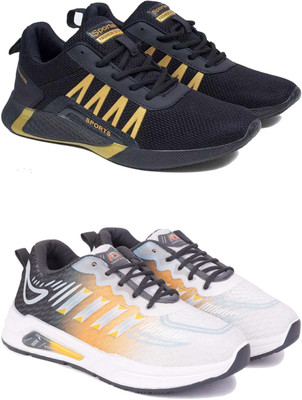 Pennen Boys Lace Running Shoes(Multicolor, 10-11 Years)