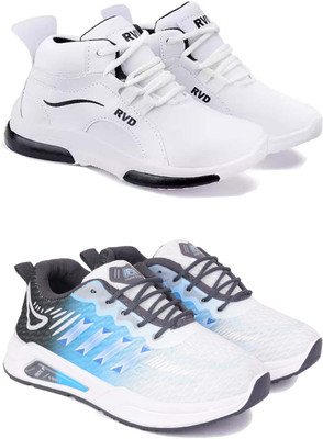 Pennen Boys Lace Running Shoes(Multicolor, 10-11 Years)