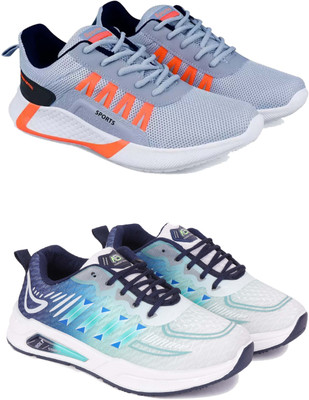 Pennen Boys Lace Running Shoes(Multicolor, 9-10 Years)