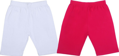 FASHA Short For Boys & Girls Casual Solid Cotton Lycra(Multicolor, Pack of 2)