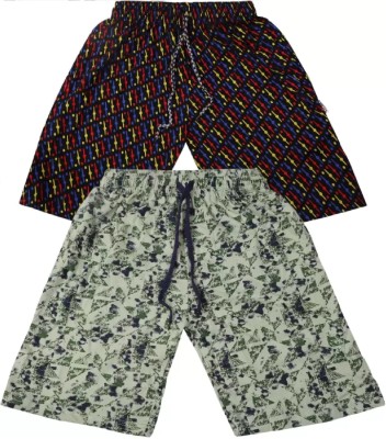 IRCON Short For Boys Casual Printed Pure Cotton(Multicolor, Pack of 2)