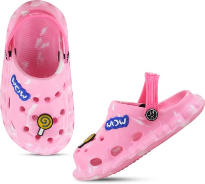 SMARTOTS Boys & Girls Slip-on Clogs(Pink , 3-3.5 Years)