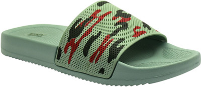 TRV Boys & Girls Slip On Slipper Flip Flop(Green , 9-10 Years)