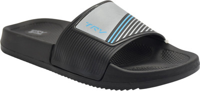 TRV Boys & Girls Slip On Slipper Flip Flop(Black , 6-6.5 Years)