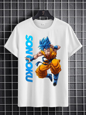 NoisyKids Boys Printed Polyester Regular T Shirt(White, Pack of 1)