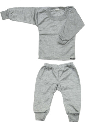 KETKAR Top - Pyjama Set For Baby Boys & Baby Girls(Grey, Pack of 1)