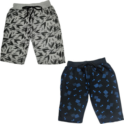 LAKSIMA Three Fourth For Boys(Grey Pack of 2)