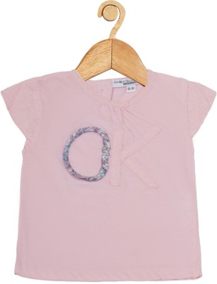 CREATIVE KID'S Baby Girls Casual Pure Cotton Top(Pink, Pack of 1)