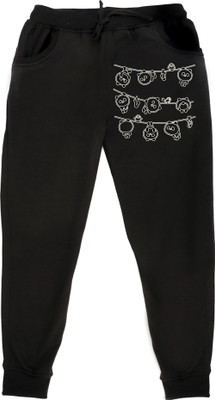 FABVIO PLUS Track Pant For Boys(Black, Pack of 1)