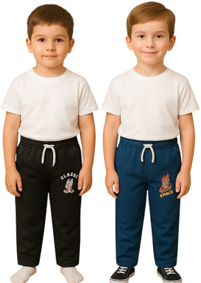 Paryag Track Pant For Baby Boys(Multicolor, Pack of 2)