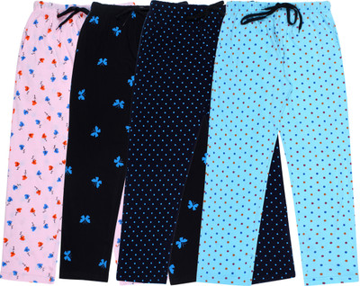 DIAZ Track Pant For Girls(Multicolor, Pack of 4)