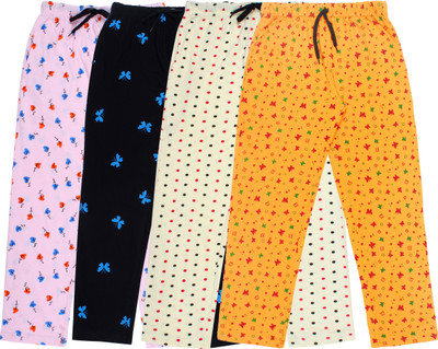 DIAZ Track Pant For Boys & Girls(Multicolor, Pack of 4)