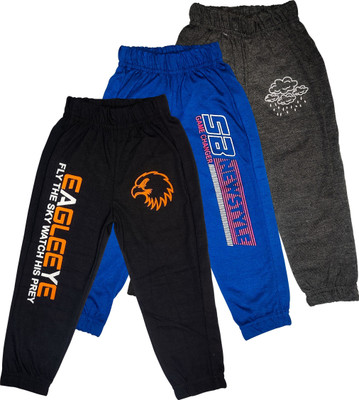 Surfbae Track Pant For Boys & Girls(Multicolor, Pack of 3)