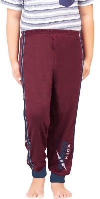 Ctg Track Pant For Boys(Maroon, Pack of 1)