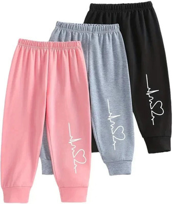 SRGARMENTS Track Pant For Girls(Multicolor, Pack of 3)