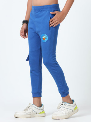 Codez Track Pant For Boys(Blue, Pack of 1)