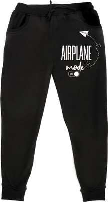 FABVIO PLUS Track Pant For Boys(Black, Pack of 1)