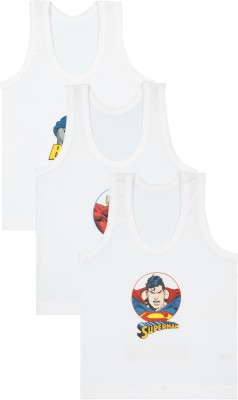 BodyCare Vest For Boys Cotton(White, Pack of 3)