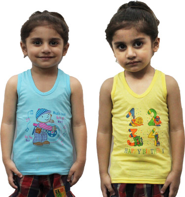 Yuneek Vest For Boys Cotton Blend(Multicolor, Pack of 2)